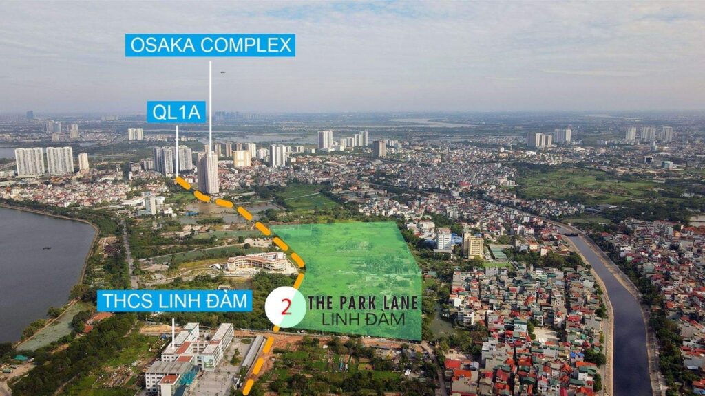 Liền kề The Park Lane Linh Đàm có vị trí kết nối đa chiều